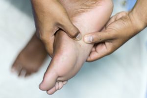 Pain in the sole of the foot is often due to plantar fasciitis