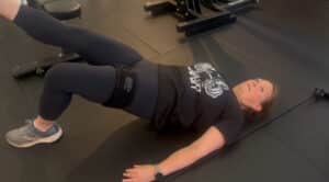 Strengthening the left glutes